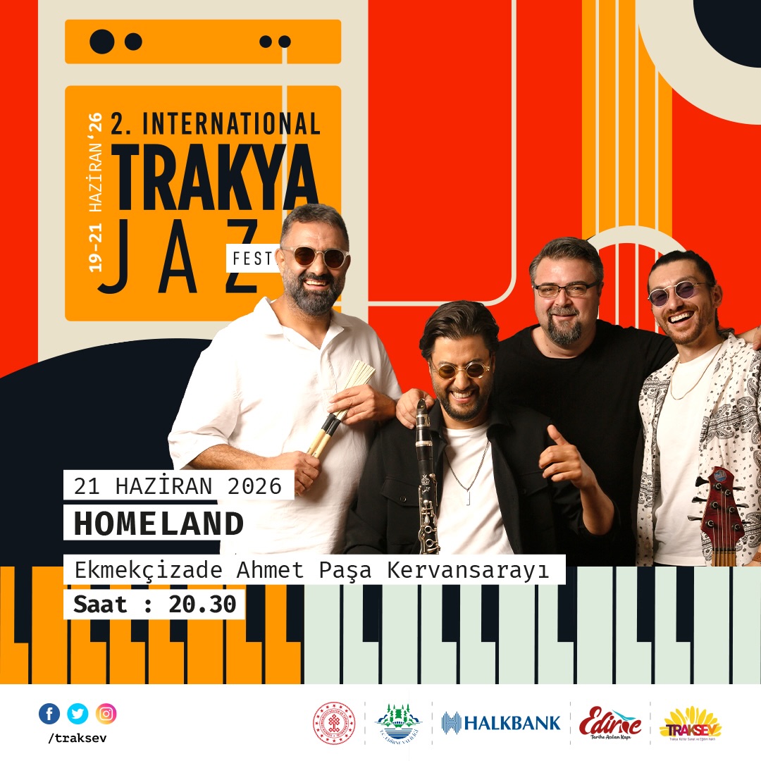 Edirne Valiliğinin ev sahipliğinde, Trakya, Kültür, Sanat, Eğitim Vakfı (TRAKSEV) tarafından Halkbank'ın katkılarıyla düzenlenen 2. Uluslararası Trakya Caz Festivali yarın başlayacak.